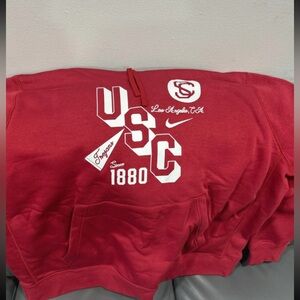 This is a Nike USC Trojans Club Men's Fleece Pullover Hoodie